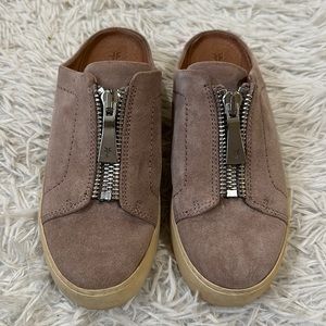 Frye Lena Zip Mule Sneakers